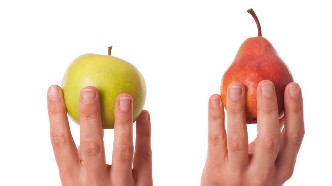 Une pomme et une poire: comparaison des soins médicaux
