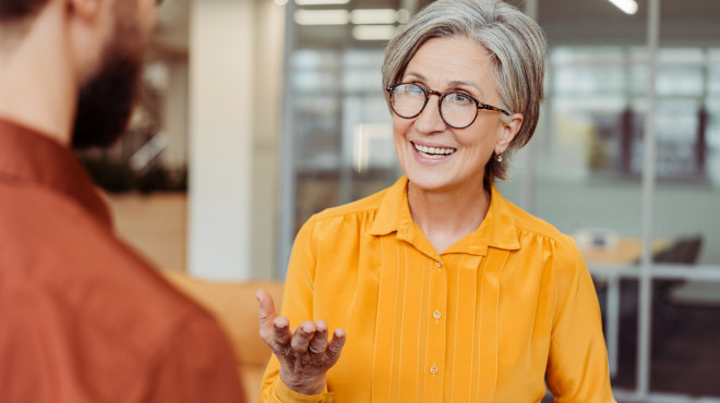 Femme dans une entreprise