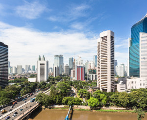 Stadtansicht Jakartas